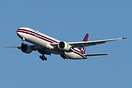 Qatar Airways (25th Anniversary Retro Livery) Boeing 777-3DZ(ER) A7-BA...