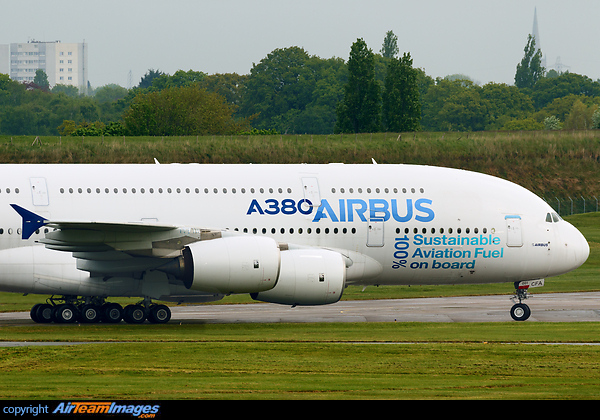 Airbus's first-built A380 visited Birmingham yesterday and today to uplift a special load of "hot" fuel from a heated road tanker for a couple of special test flights. Efficiently handled by Blue City Aviation, for whom this is an unusual job Airbus A380-841