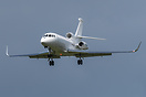 The new RAF/Royal family/UK government Falcon 900 LX VIP jet replacing...