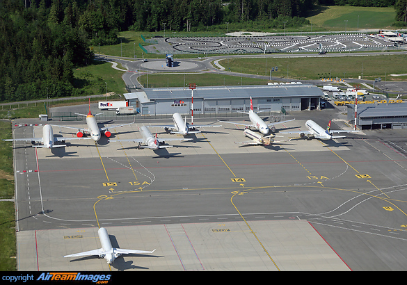 Stored aircraft at Ljubljana Airport Ljubljana Airport