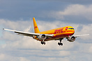 Recently painted into full DHL livery apart from small sticker at the ...