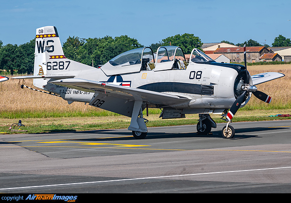 Vendee Air Show 2022. North American T-28C Trojan