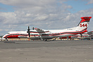 Ex-Flybe DHC-8-400 converted for  firefighting operations.
