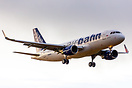 AirBahn's only A320 caught arriving for attention with Airbourne Colou...