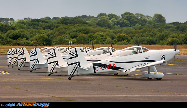 Team Raven consists of six Van's RV aircraft which are based at Swansea Airport in Wales. Raven Display Team