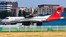 First aircraft (with temporary registration) of the newest regional ai...