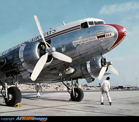 named "Sir Henry Royce" Douglas C-47 Dakota 3 (DC-3)