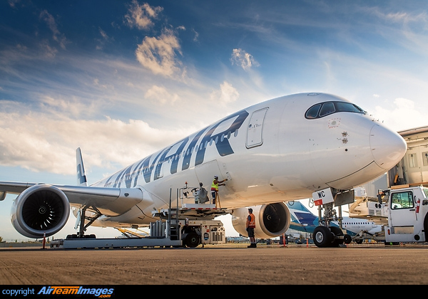 New Eurowings Discover Frankfurt-Calgary 4x weekly service, operated by Finnair wet lease. Airbus A350-941