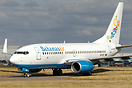 Freshly painted by Airbourne Colours at East Midlands, VP-BYY is the l...