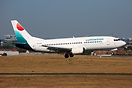 Flying for Air Serbia.