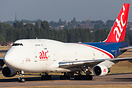 Operating a cargo flight into Birmingham from Nur Sultan