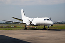 Painted all white, after ending it's career at Loganair