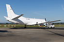 Painted all white, after ending it's career at Loganair