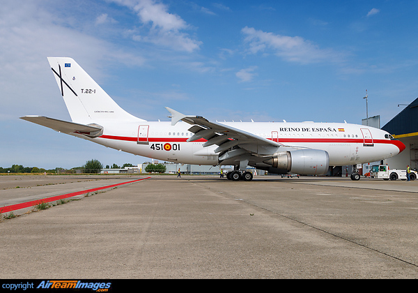 One of the two A310 of Spain Air Force has received refreshed colors by MAAS Aviation Maastricht Airbus A310-304