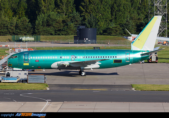 One of three 737-700s undergoing conversion by STS to Wedgetail for the Royal Air Force Boeing 737-AEW&C