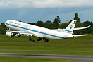 One of many aircraft bringing foreign dignitaries to the UK for the fu...