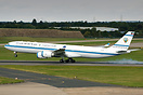 One of many aircraft bringing foreign dignitaries to the UK for the fu...