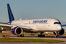 Wearing Aeroflot colors, as this aircraft was supposed to be delivered...