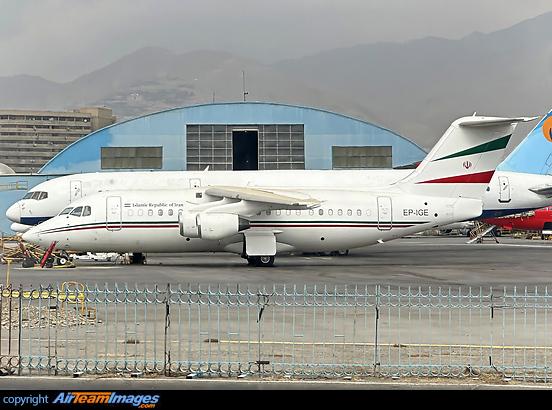 New aircraft type for Iran Government British Aerospace Avro RJ85