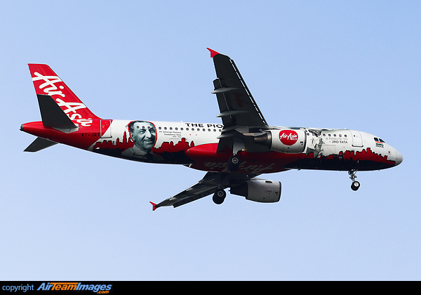 Special livery to JRD Tata, the pioneer of Indian aviation, the first licensed pilot in India Airbus A320-216