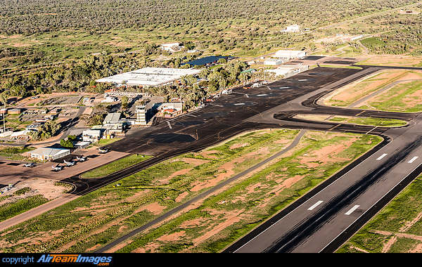 Overview of Alice Springs Airport 'RPT' apron. Alice Springs Airport