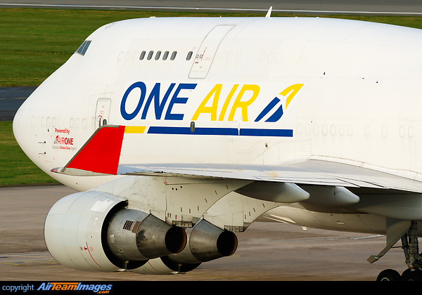One Air will apparently become the fourth partner cargo airline of Air One, the exclusive global sales agency, when the new British freight operator obtains their UK AOC. The other 3 partner airlines being AeroTransCargo, ROM Cargo and Aviation Horizons. Boeing 747-433(BDSF)