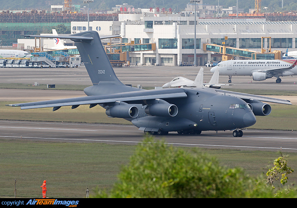 Uses D-30/WS-18 engine Xian Y-20A