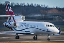 The new RAF Northolt 32 SQN VIP Dassault Falcon 900 LX G-ZABH named E...