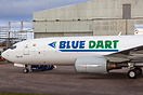 The First Boeing 737-800 for India's Blue Dart Aviation recently emerg...