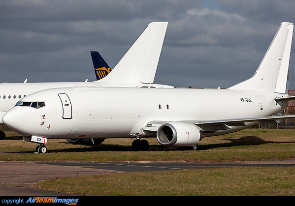 Ex-Atran 737-400 VP-BCK recently emerged from Airbourne Colours' paintshop devoid of any livery Boeing 737-46Q(SF)