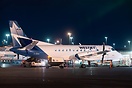 First Saab in the new WestJet livery