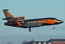 Max Verstappen's Dassault Falcon 900EX operated by Exxaero