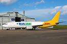 Recently painted into hybrid Blue Dart/DHL livery by Airbourne Colours...