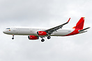 Ex- Avianca A321 N729AV with titles removed, arrived at East Midlands ...