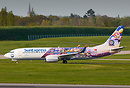 Special livery promoting forthcoming film: Paw Patrol The Mighty Movie