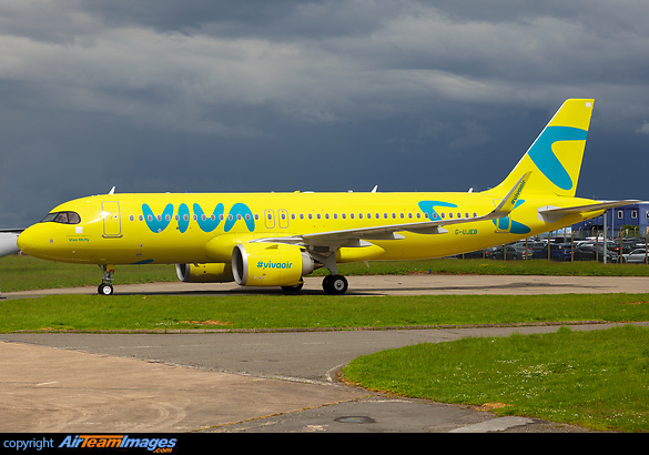 Brand new aircraft originally destined for Viva Air Colombia but never delivered, now acquired by EasyJet, whose livery Airbourne Colours will apply Airbus A320-251N