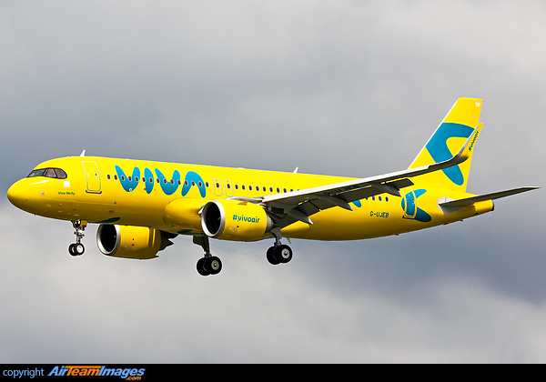 Brand new aircraft originally destined for Viva Air Colombia but never delivered, now acquired by EasyJet, whose livery Airbourne Colours will apply Airbus A320-251N
