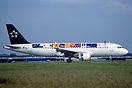 First version of Star Aliance livery