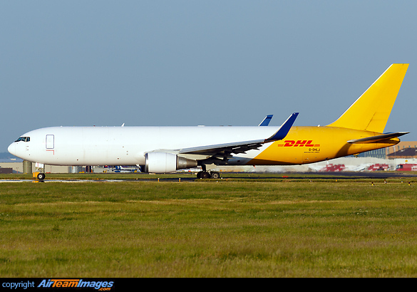 Ex- Polar Air Cargo N643GT, whose basic guise it retains, now registered to DHL Air Boeing 767-3JHF/ER
