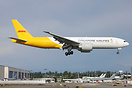 DHL cargo 777F operated by Singapore Airlines