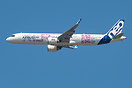 Special flyby for the Airbus Family day in Saint-Nazaire celebrating 1...