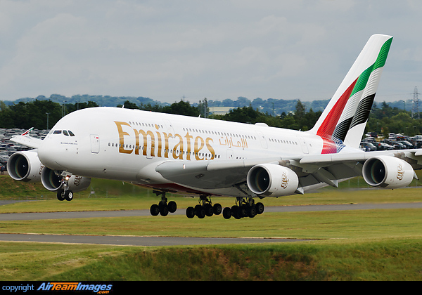 Emirates has resumed A380 operations at Birmingham after over three years absence of the type on the DXB-BHX service. A6-EOH shows the recently-revised livery Airbus A380-861