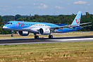 First touchdown of the 3th E2 for TUI Belgium.