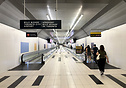 Underground Tunnel which connects Toronto to Billy Bishop Airport Term...