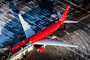 A rare visitor to northeastern Alberta - Air Greenland's now-retired A...