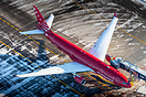 A rare visitor to northeastern Alberta - Air Greenland's now-retired A...