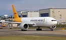 DHL third 777F operated by Singapore airlines about to take off on her...