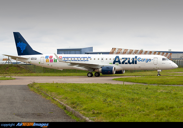 Azul Cargo Embraer 195 N391AZ arrives at EMA for painting by Aibourne Colours.
This aircraft was passenger configuration until June 2020 but was converted to Preighter due to high cargo demand during the initial stages of the Covid 19 pandemic Embraer ERJ-195(F)
