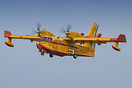Air resources participated in the great fire on the island of Tenerife