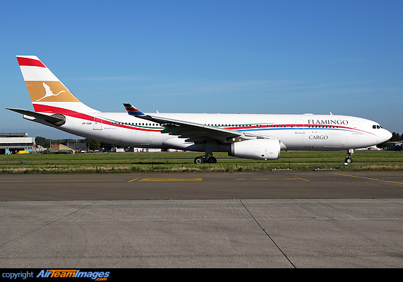 Aegle Aviation has taken delivery of this former MEA Airbus A330-200. It was finally ferried today to Benghazi in the livery of start up Flamingo Cargo. Airbus A330-243F